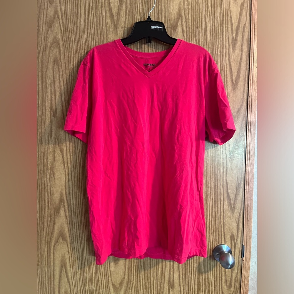 Mens Express Stretch V-Neck T-Shirt